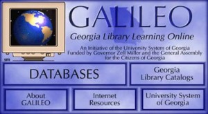 Screenshot of GALILEO from 1995-1999