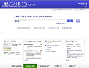Screenshot of GALILEO from 2015 to the Present